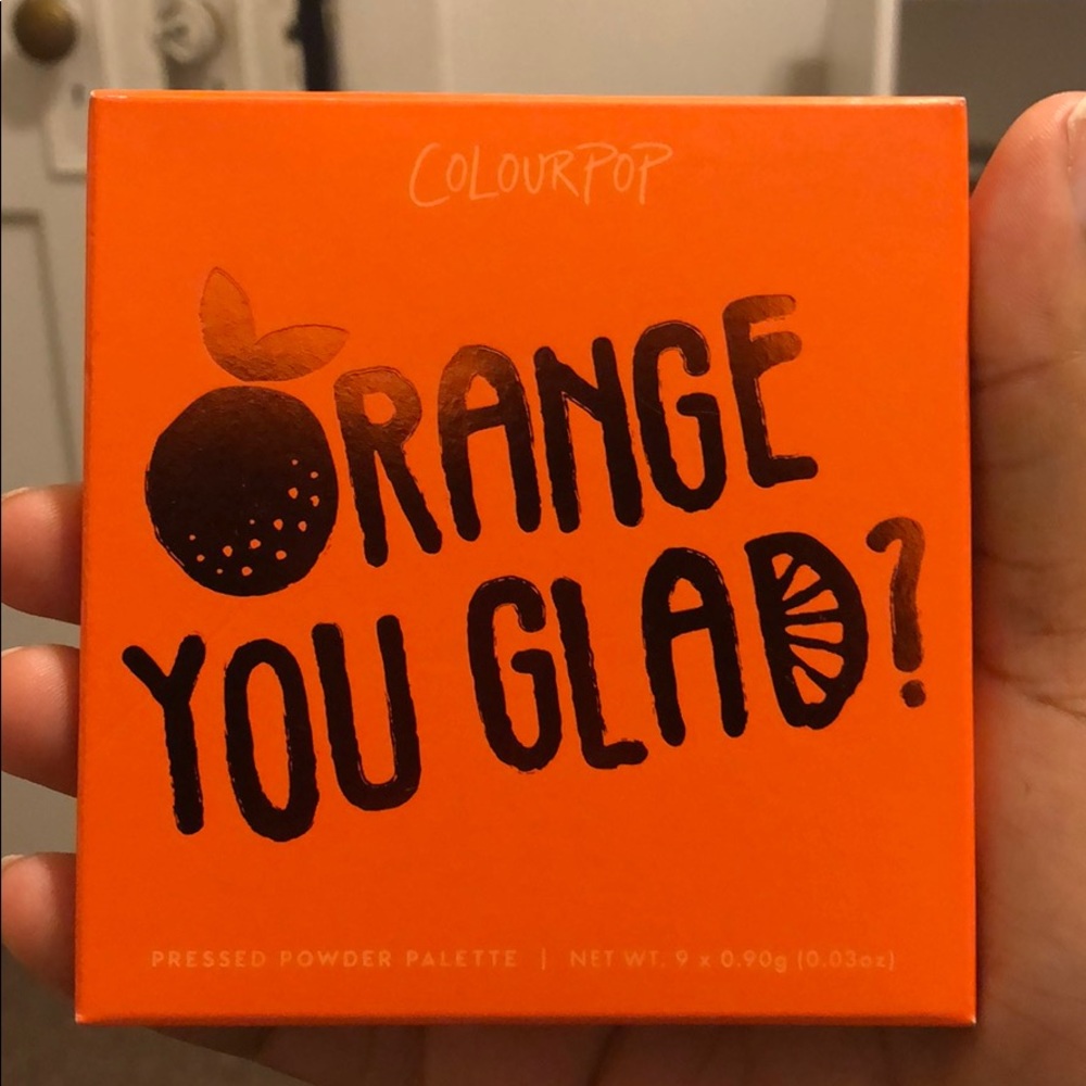 Colourpop Orange You Glad? Eyeshadow Palette